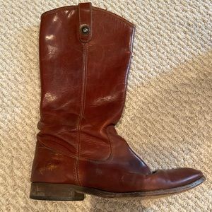 Frye Melissa boots - cognac colored